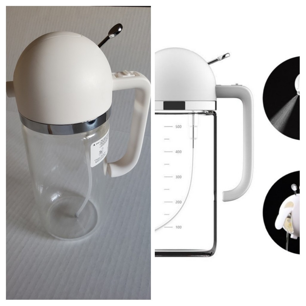 Oli & Vinegar 2-in1 Spray Glass Bottle & Dispenser